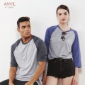 T-Shirt | Round Neck | ANVIL | 3/4 Sleeve Raglan | 6755 Series (Adult)