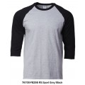 T-Shirt | Round Neck | GILDAN | 3/4 Sleeve | 76700 Series (Adult)