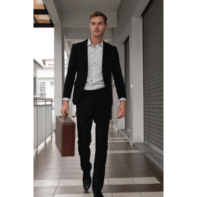 CBM35 2 BUTTON FITTED BLAZER (MALE CUTTING)