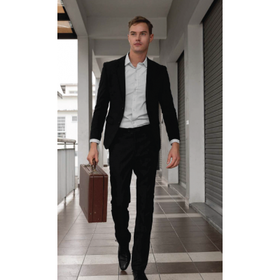 PAT01 2 BUTTON FITTED BLAZER (MALE CUTTING)