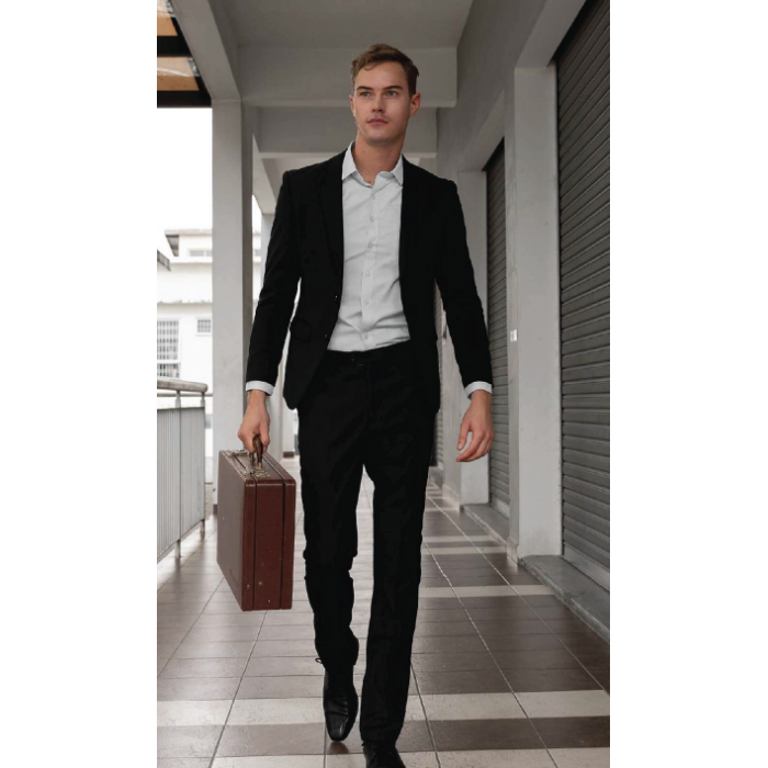 PAT01 2 BUTTON FITTED BLAZER (MALE CUTTING)