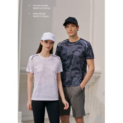 RM09 MICROFIBER ROUND NECK TEE