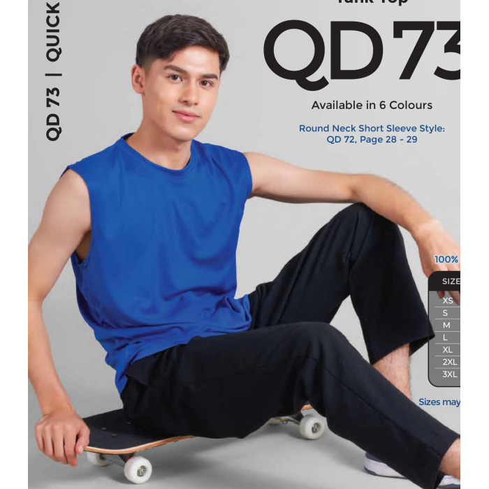 QD73 MICROFIBRE MINI EYELET TANK TOP