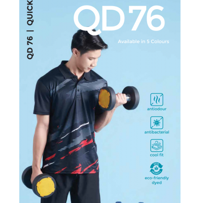 QD76 SUBLIMATION MINI EYELET POLO SHIRT