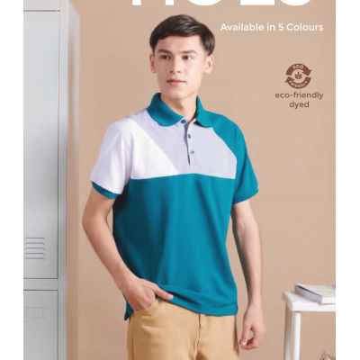 HC28 CVC HONEYCOMB CUT & SEW POLO SHIRT