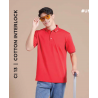 CI13 CVC COTTON INTERLOCK POLO SHIRT