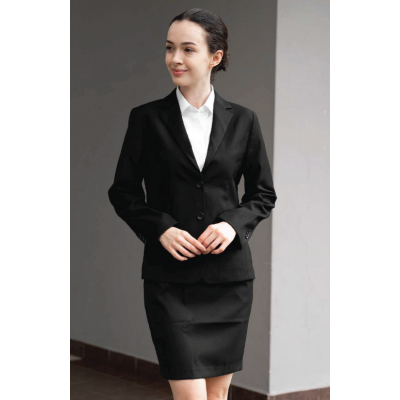 SKT02 2 BUTTON FITTED BLAZER (FEMALE CUTTING)
