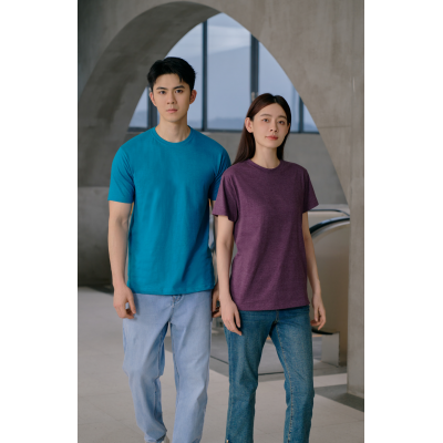 RC04 HEATHER SERIES ROUND NECK