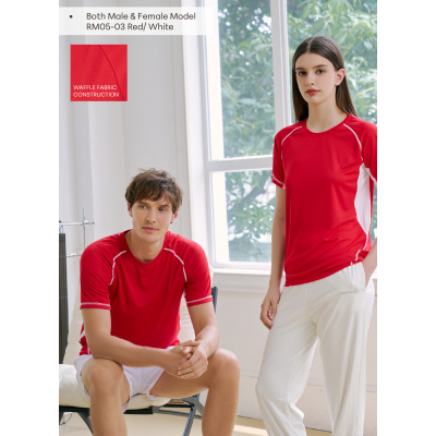 RM05 MICROFIBER ROUND NECK TEE