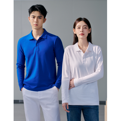 L02 HONEYCOMB LONG-SLEEVED CLASSIC POLO