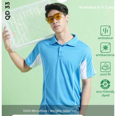 QD33 MICROFIBRE POLO SHIRT