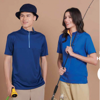 QD21 MICROFIBRE HALF-ZIP MOCK NECK SHIRT