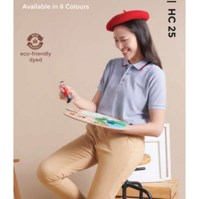 HC25 CVC HONEYCOMB POLO SHIRT